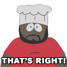 thats right chef south park s10e1 chefs back