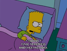 Bart Simpsons GIF - Bart Simpsons Bad Memories GIFs