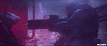 a purple background with the word huxley on the bottom right