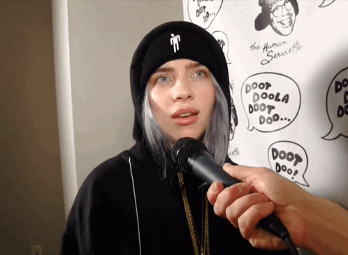 Billie Eilish Interview GIF - Billie Eilish Interview Talking - GIF 탐색 및 공유