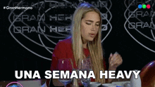 Una Semana Heavy Sabrina Cortés GIF - Una Semana Heavy Sabrina Cortés Gran Hermano Argentina GIFs