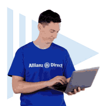 Allianz Direct Typing GIF - Allianz Direct Typing Laptop GIFs