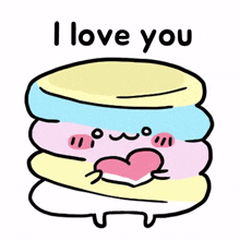 couple love marshmallow sweet cute