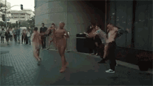 Hop, Skip, And Jumping Out Of Clothes GIF - Dance Nude Dancing GIFs