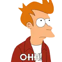 a cartoon character has the word ohh written on his chest