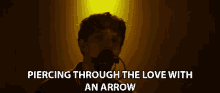 Piercing Through The Love With An Arrow Boy In Space GIF - Piercing Through The Love With An Arrow Boy In Space Give Me GIFs