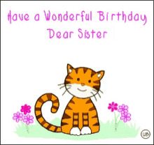 Happy Birthday Sister GIF - Happy Birthday Sister Youre Lovely GIFs