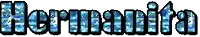 the word hermachita is written in a blue font