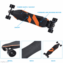 a skateboard with a galaxy design on the side