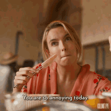 You Are So Annoying Today Jodie Comer GIF - You Are So Annoying Today Jodie Comer Villanelle GIFs