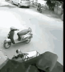 Young Girl Scooter GIF