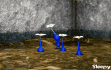 Blue Pikmin GIF - Blue Pikmin Water GIFs