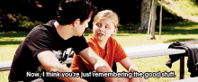 I Think You'Re Just Remembering The Good Stuff - 500 Days Of Summer GIF - Remember Good Stuff 500days Of Summer GIFs