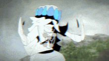 a cartoon character with the name keith garces written on the bottom
