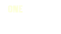 a white background with the word one in yellow letters