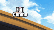 a full combo sign that is on a bridge