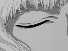 a close up of a woman 's blue eye