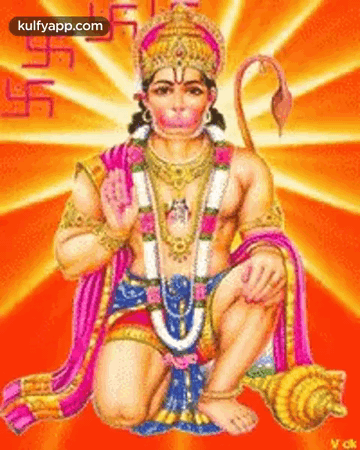 Lord  GIF - Lord hanuman Lordhanuman Bless you - Discover &  Share GIFs
