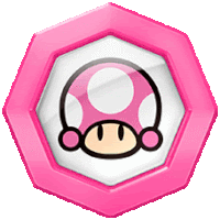 Team Toadette Coin Sticker - Team Toadette Coin Toadette Stickers