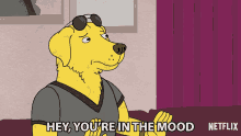 Hey Youre In The Mood Mr Peanutbutter GIF