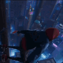 Spiderman Jump Off GIF - Spiderman Jump Off GIFs
