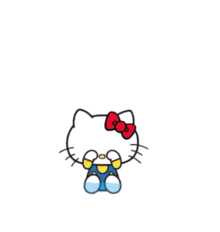 a drawing of a hello kitty with the words hong ai biet kia kia and co on it
