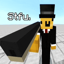 Minecraft Memes Stfu GIF - Minecraft Memes Stfu Potatohead GIFs