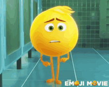 emoji movie worried awkward emoji movie gifs sony