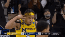 dialed in phone call celebration michigan basketball buckets calling