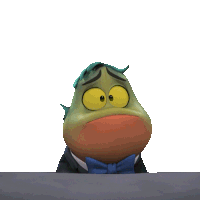 No Mr Piranha Sticker