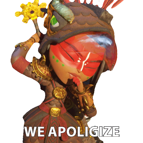 We Apologize Maya Sticker - We Apologize Maya Zoe Saldana Stickers