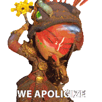 We Apologize Maya Sticker - We Apologize Maya Zoe Saldana Stickers