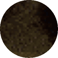 a pixelated image of a dark brown circle