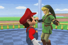 Mario Zelda GIF - Mario Zelda Kiss GIFs
