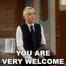 You Are Very Welcome Anna Faris GIF