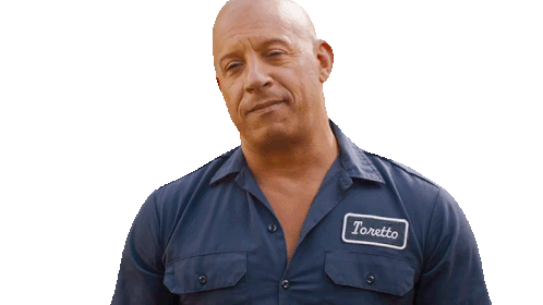 Content Dominic Toretto Sticker - Content Dominic Toretto Vin Diesel Stickers