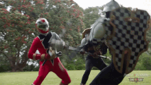 Sword Fight Zayto GIF - Sword Fight Zayto Red Dino Fury Ranger GIFs