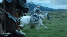 Riding A Horse Galadriel GIF - Riding A Horse Galadriel Morfydd Clark GIFs