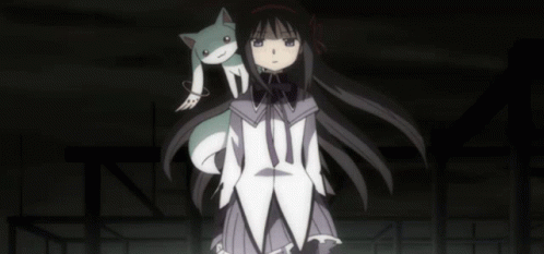 Homura Akemi Stained Glass from the anime Madoka Magica