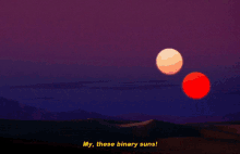 Lego Star Wars Holiday Special My These Binary Suns GIF - Lego Star Wars Holiday Special My These Binary Suns Binary Suns GIFs
