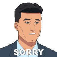 Sorry Paul Sticker - Sorry Paul Invincible Stickers