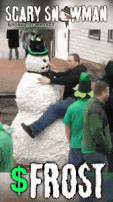 Frost Scary Snowman GIF - Frost Scary Snowman Bite GIFs