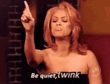 Tyra Banks Be Quiet Twink GIF - Tyra Banks Be Quiet Twink Antm GIFs