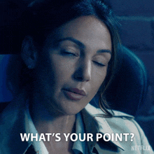 What'S Your Point Maya Stern GIF - What'S Your Point Maya Stern Fool Me Once GIFs