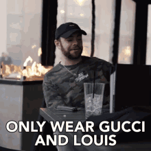 Only Wear Gucci And Louis Clothing Choice GIF - Only Wear Gucci And Louis Clothing Choice Preference GIFs