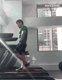 Handstand People Are Awesome GIF - Handstand People Are Awesome Treadmill GIFs