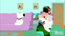Family Guy Cursed GIF - Family Guy Cursed Glitch GIFs