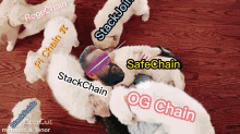Stack Chain Puppies GIF - Stack Chain Puppies Stack Join GIFs