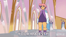 your majesty bow respect princess glimmer she ra