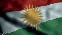 Kurdistan Kurdish Flag GIF - Kurdistan Kurdish Flag Kurds GIFs
